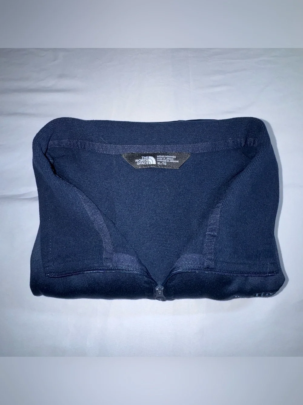The North Face Men's Navy Quarter-Zip Pullover  XL